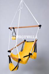 ZeroGravity Napsárga gyermek függőszék - fehér kötéllel