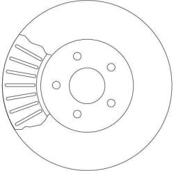 TRW Disc frana TRW LUC DF4147 - automobilus