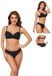 FUBA. VI Costum de baie negru, sutien cu bretele reglabile, slip clasic - magazinnana - 69,00 RON Costum de baie dama