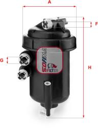 SOFIMA filtru combustibil SOFIMA S 5127 GC (S 5127 GC) - automobilus