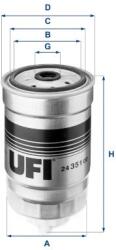UFI filtru combustibil UFI 24.351. 00 (24.351.00) - automobilus