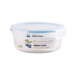 Casa Plastor Cutie pentru alimente, din sticla termorezistenta, capac din plastic, 950 ml, Fresh Food (430-R-F-950)
