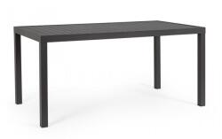 Bizzotto Masa aluminiu gri antracit Hilde 150x80x75 cm (0663443)