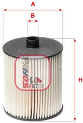 SOFIMA filtru combustibil SOFIMA S 6123 NE (S 6123 NE) - automobilus