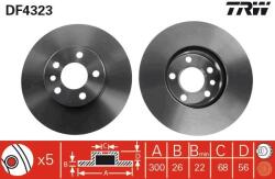TRW Disc frana TRW LUC DF4323