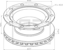 PETERS Disc frana - automobilus - 522,29 RON