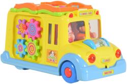 HOLA Детска музикална играчка Hola Toys - Училищен автобус (111216) - baby