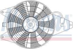 NISSENS Ventilator, radiator NISSENS 85375 (85375) - automobilus
