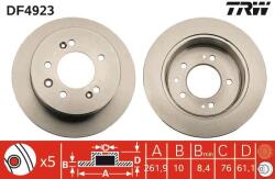 TRW Disc frana TRW DF4923 (DF4923) - automobilus