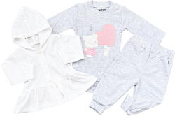 Baby 3részes babaruha szett - szivecske Méret: 62 (2-4hó)