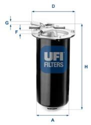 UFI filtru combustibil UFI 55.411. 01 (55.411.01) - automobilus