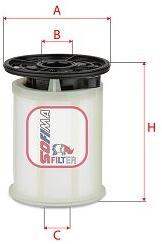 SOFIMA filtru combustibil SOFIMA S H2O6 NE (S H2O6 NE) - automobilus