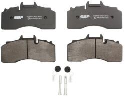 SBP set placute frana, frana disc SBP 07-P29227 (07-P29227)