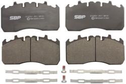 SBP set placute frana, frana disc SBP 07-P29211 (07-P29211)