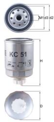 KNECHT filtru combustibil KNECHT KC 51 (KC 51)