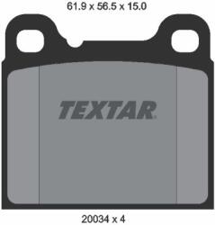 TEXTAR set placute frana, frana disc TEXTAR 2003402 (2003402)