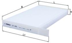 KNECHT Filtru, aer habitaclu KNECHT LA 1205 (LA 1205)