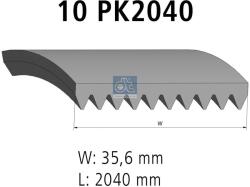 DT Spare Parts Curea transmisie cu caneluri DT Spare Parts 1.21867