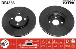 TRW Disc frana TRW LUC DF4366 - automobilus