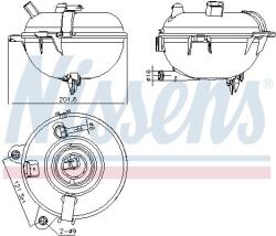 NISSENS Vas de expansiune, racire NISSENS 996130 - automobilus