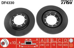 TRW Disc frana TRW LUC DF4330