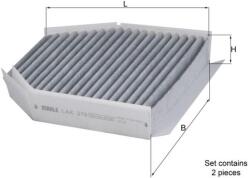 KNECHT Filtru, aer habitaclu KNECHT LAK 278/S (LAK 278/S)
