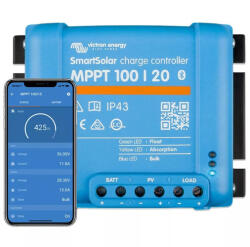 Victron Energy SmartSolar MPPT 100/20 controller (SCC110020160R) - kontaktor