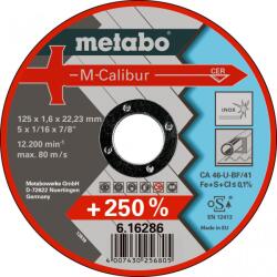 Metabo M-Calibur Vágókorong, inox, 125x1, 6x22, 23mm TF 41 616286000 (616286000)