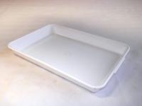  Húsos tálca műanyag 35x23x4 cm (142-fehér) (142-fehér)