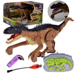 Inlea4Fun RC távirányítós dinoszaurusz Inlea4Fun DINOSAUR WORLD - barna (JO-RC0632 BR)