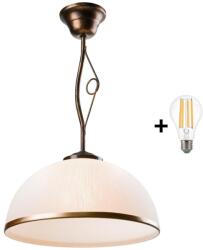 Brilagi Lustră LED pe tijă Brilagi ANTICO 1xE27/60W/230V bronz patină (BG0725)