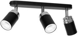 Luminex Spot RENO 3xGU10/60W/230V negru/crom (LU5147)