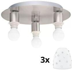 EGLO Plafonieră LED Eglo MY CHOICE 3xE14/4W/230V crom/alb (EG31131C)