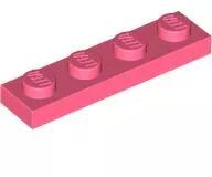 LEGO® 3710c220 - LEGO korall lap 1 x 4 méretű (3710c220)