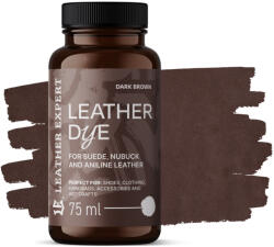 Leather Expert Bőrfesték - Velur. Nubuk, Analin 75ml Dark Brown