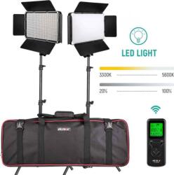 Viltrox Kit 2x Lampi LED 45W Viltrox VL-D640T Bi-Color 3300-5600K
