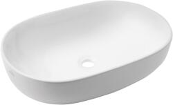 INVENA Korfu lavoar 60x42 cm oval de blat alb CE-34-001 (CE34001)