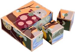 Eichhorn Fa puzzle állatkás kockák Picture Cube Eichhorn 9 darabos 6 motívummal (EH6849)