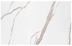 Rea Bazalt Carrara White téglalap alakú zuhanytálca x100 cm fehér-bézs REA-K7000