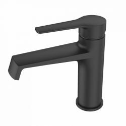 INVENA Fira egykaros mosdócsaptelep Click-clack leeresztővel, matt fekete BU-71-004-V (BU-71-004-V) - szaniteronline