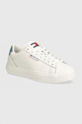 Tommy Hilfiger bőr sportcipő TJW CUPSOLE SNEAKER DENIM fehér, EN0EN02652 - fehér Női 37