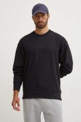 Adidas pamut melegítőfelső All SZN fekete, férfi, nyomott mintás, IX1261 - fekete S
