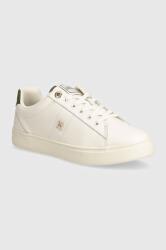 Tommy Hilfiger bőr sportcipő ELEVATED ESSENT SNEAKER MONOGRAM fehér, FW0FW07999 - fehér Női 37