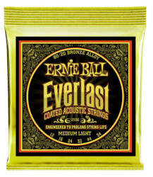 Ernie Ball 2556 Everlast Coated 80/20 Bronze 12-54 húrkészlet