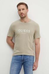 Guess t-shirt bézs, férfi, nyomott mintás, M4YI38 J1314 - bézs S