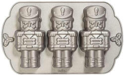 Decora Forma Copt Spargatorul de Nuci 3 Cavitati 14.8 x 6.4 x H 4.5 cm, Aluminiu Antiaderent (80126)