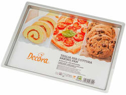 Decora Tava Dreptunghi Margini Drepte, 28x38xH2.5 cm, Aluminiu Anodizat (62950)