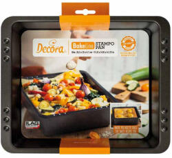 Decora Tava Coacere Dreptunghiulara 28.5 x 23 x H 7 cm, Aluminiu Antiaderent (125737)