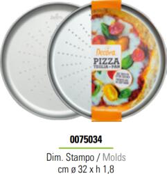 Decora Tava Coacere Pizza O 32 x H 1.8 cm, Aluminiu Anodizat (75034)