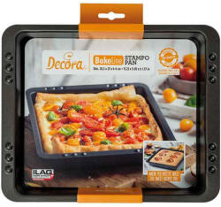 Decora Tava Coacere Dreptunghiulara 28.5 x 23 x H 4 cm, Aluminiu Antiaderent (125736)